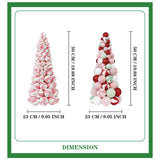 Christmas Ball Tree Gift Christmas Tree Ornament for Office Fireplace Indoor Mix Color