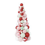 Christmas Ball Tree Gift Christmas Tree Ornament for Office Fireplace Indoor Mix Color