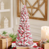 Christmas Ball Tree Gift Christmas Tree Ornament for Office Fireplace Indoor Pink White