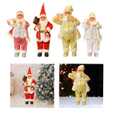 Christmas Figurine Ornament Crafts for Tabletop Party Favors Supplies Office Pink