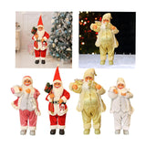 Christmas Figurine Ornament Crafts for Tabletop Party Favors Supplies Office Pink