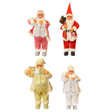 Christmas Figurine Ornament Crafts for Tabletop Party Favors Supplies Office Pink