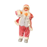 Christmas Figurine Ornament Crafts for Tabletop Party Favors Supplies Office Pink