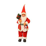 Christmas Figurine Ornament Crafts for Tabletop Party Favors Supplies Office Red