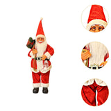 Christmas Figurine Ornament Crafts for Tabletop Party Favors Supplies Office Red