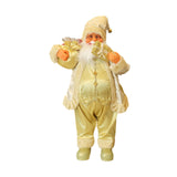 Christmas Figurine Ornament Crafts for Tabletop Party Favors Supplies Office Gold