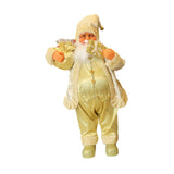 Christmas Figurine Ornament Crafts for Tabletop Party Favors Supplies Office Gold