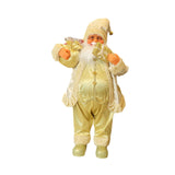 Christmas Figurine Ornament Crafts for Tabletop Party Favors Supplies Office Gold