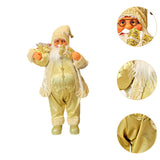 Christmas Figurine Ornament Crafts for Tabletop Party Favors Supplies Office Gold