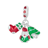 Christmas Bracelet Charm Pendant for Necklaces Xmas Bracelets Craft Supplies Style D