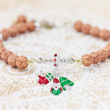 Christmas Bracelet Charm Pendant for Necklaces Xmas Bracelets Craft Supplies Style D