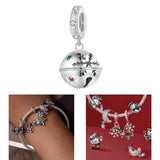 Christmas Bracelet Charm Pendant for Necklaces Xmas Bracelets Craft Supplies Style E