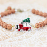 Christmas Bracelet Charm Pendant for Necklaces Xmas Bracelets Craft Supplies Style F