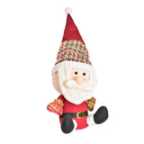 Maxbell Santa Claus Doll Artwork Display Ornament for Farmhouse Party New Year