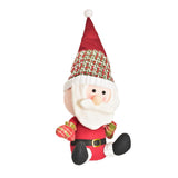 Maxbell Santa Claus Doll Artwork Display Ornament for Farmhouse Party New Year