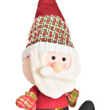 Maxbell Santa Claus Doll Artwork Display Ornament for Farmhouse Party New Year