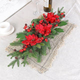 Christmas Centerpiece Table Decoration Christmas Swag for Restaurant Outdoor