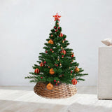 Maxbell Christmas Tree Collar Xmas Tree Base Stand for Party Shopping Mall Farmhouse Small