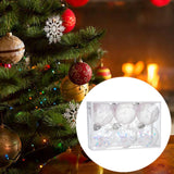 Christmas Ball Ornaments Christmas Decorations DIY for Holiday Outdoor Party 6pcs Style A