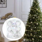 Christmas Ball Ornaments Christmas Decorations DIY for Holiday Outdoor Party 12pcs Style D