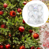 Christmas Ball Ornaments Christmas Decorations DIY for Holiday Outdoor Party 12pcs Style D