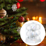 Christmas Ball Ornaments Christmas Decorations DIY for Holiday Outdoor Party 12pcs Style E