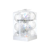 Christmas Ball Ornaments Christmas Decorations DIY for Holiday Outdoor Party 12pcs Style E