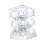 Christmas Ball Ornaments Christmas Decorations DIY for Holiday Outdoor Party 12pcs Style E