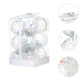 Christmas Ball Ornaments Christmas Decorations DIY for Holiday Outdoor Party 12pcs Style E