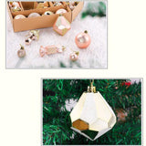 52 Pieces Christmas Ball Ornaments Xmas Decor for Indoor Engagement Birthday Gold