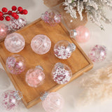 24Pcs Christmas Ball Ornaments Backdrop for Table Centerpiece New Year Party