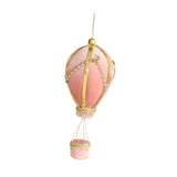 Christmas Tree Hanging Decoration Christmas Bauble for Holiday Home New Year Hot Air Balloon PInk