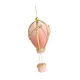 Christmas Tree Hanging Decoration Christmas Bauble for Holiday Home New Year Hot Air Balloon PInk