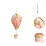 Christmas Tree Hanging Decoration Christmas Bauble for Holiday Home New Year Hot Air Balloon PInk