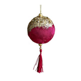 Christmas Tree Hanging Decoration Christmas Bauble for Holiday Home New Year Ball Red