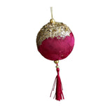 Christmas Tree Hanging Decoration Christmas Bauble for Holiday Home New Year Ball Red