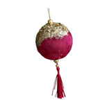 Christmas Tree Hanging Decoration Christmas Bauble for Holiday Home New Year Ball Red