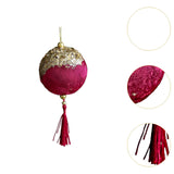 Christmas Tree Hanging Decoration Christmas Bauble for Holiday Home New Year Ball Red