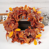 Maxbell Fall Wreath Eucalyptus Leaves Housewarming Garden Festival Front Door Wreath