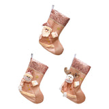 Christmas Stocking Christmas Sock for Party Supplies Bedrooms Stairs Santa Claus