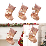 Christmas Stocking Christmas Sock for Party Supplies Bedrooms Stairs Santa Claus