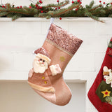 Christmas Stocking Christmas Sock for Party Supplies Bedrooms Stairs Santa Claus