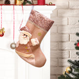 Christmas Stocking Christmas Sock for Party Supplies Bedrooms Stairs Santa Claus