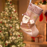 Christmas Stocking Christmas Sock for Party Supplies Bedrooms Stairs Santa Claus