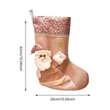 Christmas Stocking Christmas Sock for Party Supplies Bedrooms Stairs Santa Claus