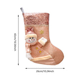 Christmas Stocking Christmas Sock for Party Supplies Bedrooms Stairs Snowman