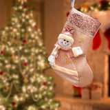 Christmas Stocking Christmas Sock for Party Supplies Bedrooms Stairs Deer