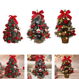 Maxbell Tabletop Christmas Tree with Lights Decoration for Fireplace Holiday Bedroom Style A