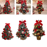 Maxbell Tabletop Christmas Tree with Lights Decoration for Fireplace Holiday Bedroom Style A