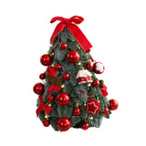 Maxbell Tabletop Christmas Tree with Lights Decoration for Fireplace Holiday Bedroom Style A